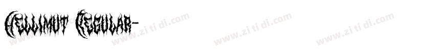 Hellimut Regular字体转换
